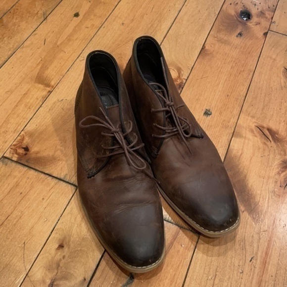 Joseph Abboud men’s shoes size 9 brown leather - Picture 4 of 9